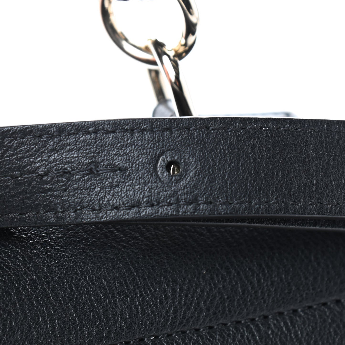 Calfskin Small Faye Day Shoulder Bag Black