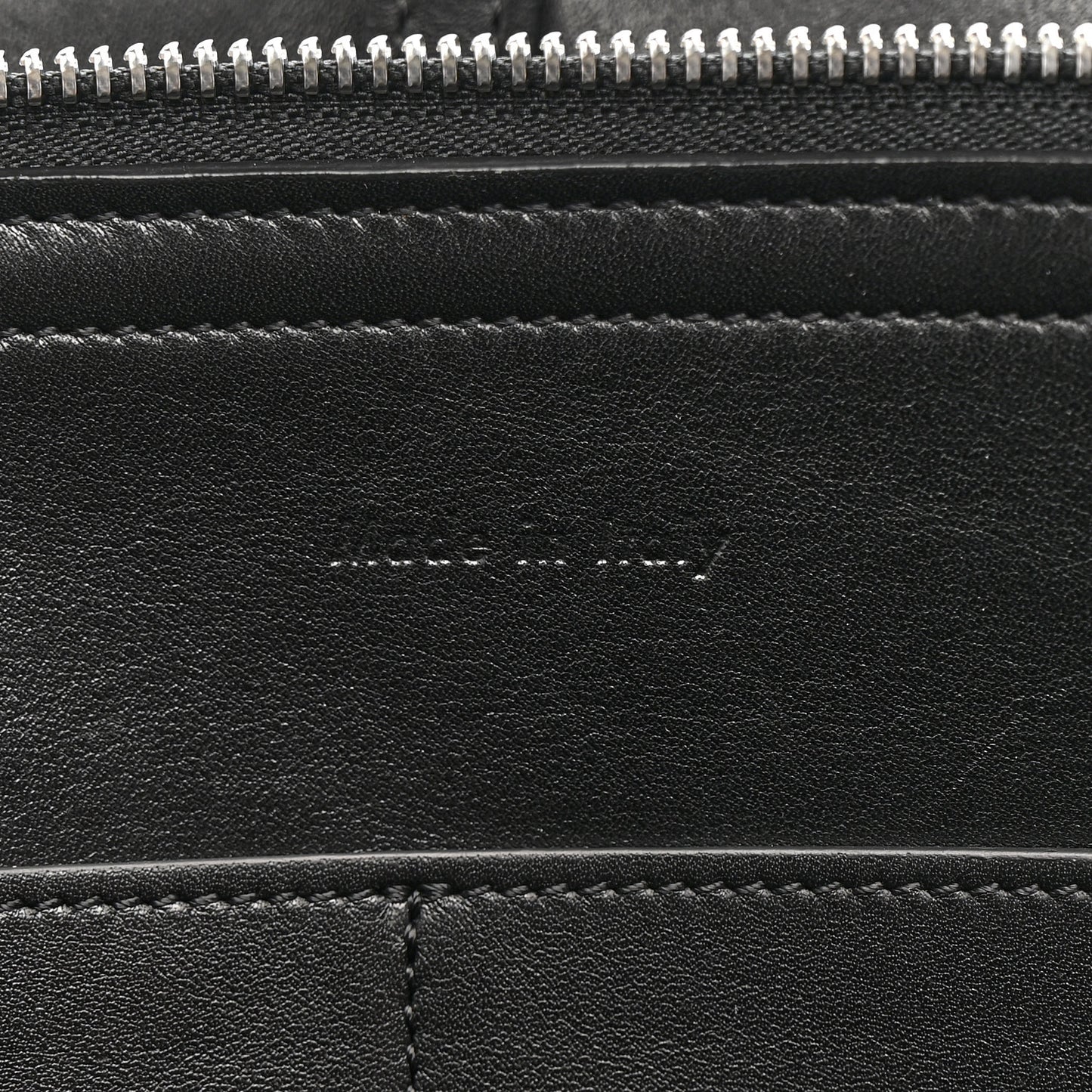 Smooth Calfskin Small Tri-Fold Bag Black
