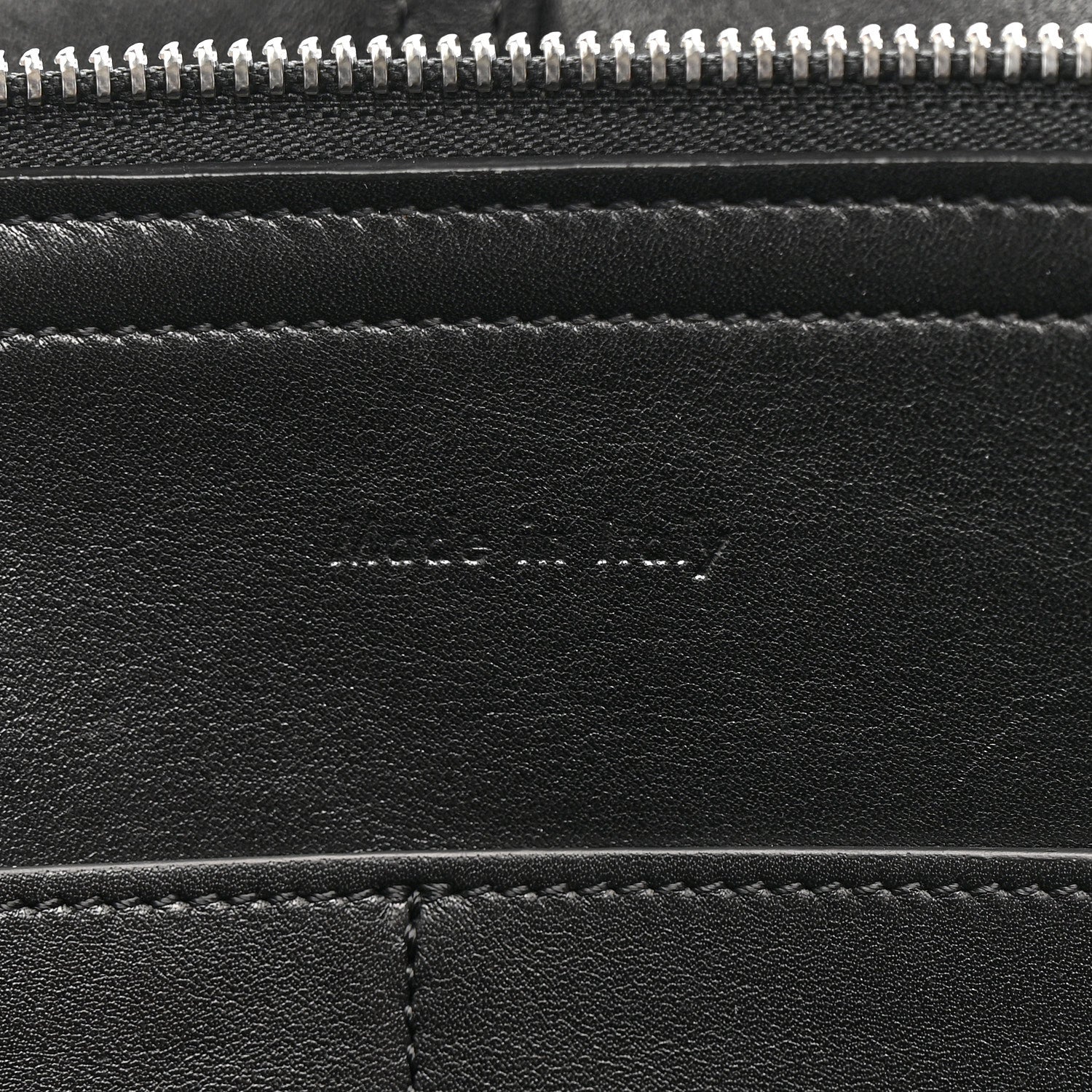 Celine Smooth Calfskin Small Tri-Fold Bag Black 9 of 13