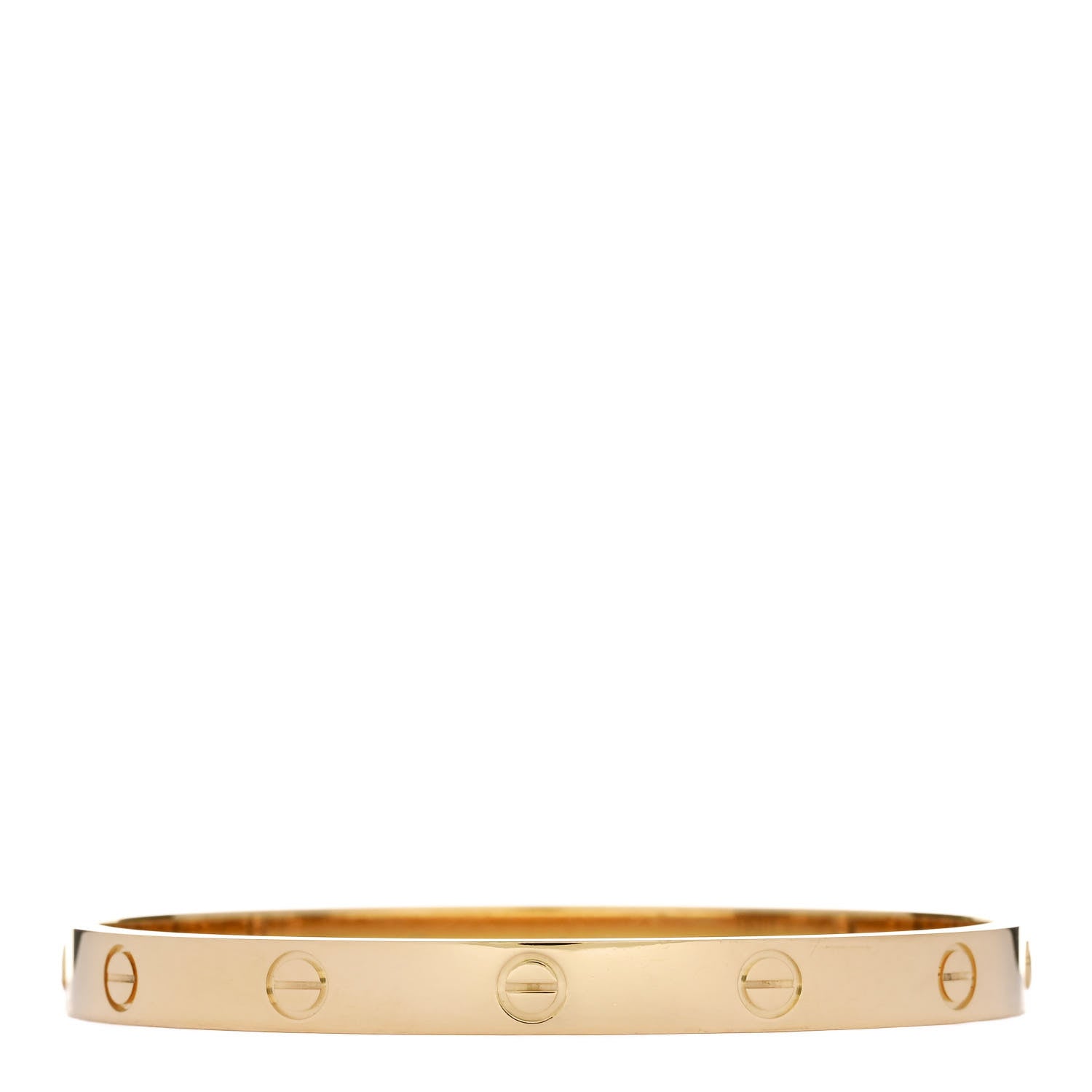 Cartier 18K Yellow Gold LOVE Bracelet 18 1 of 9