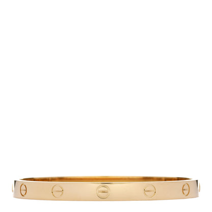 Cartier 18K Yellow Gold LOVE Bracelet 18 1 of 9