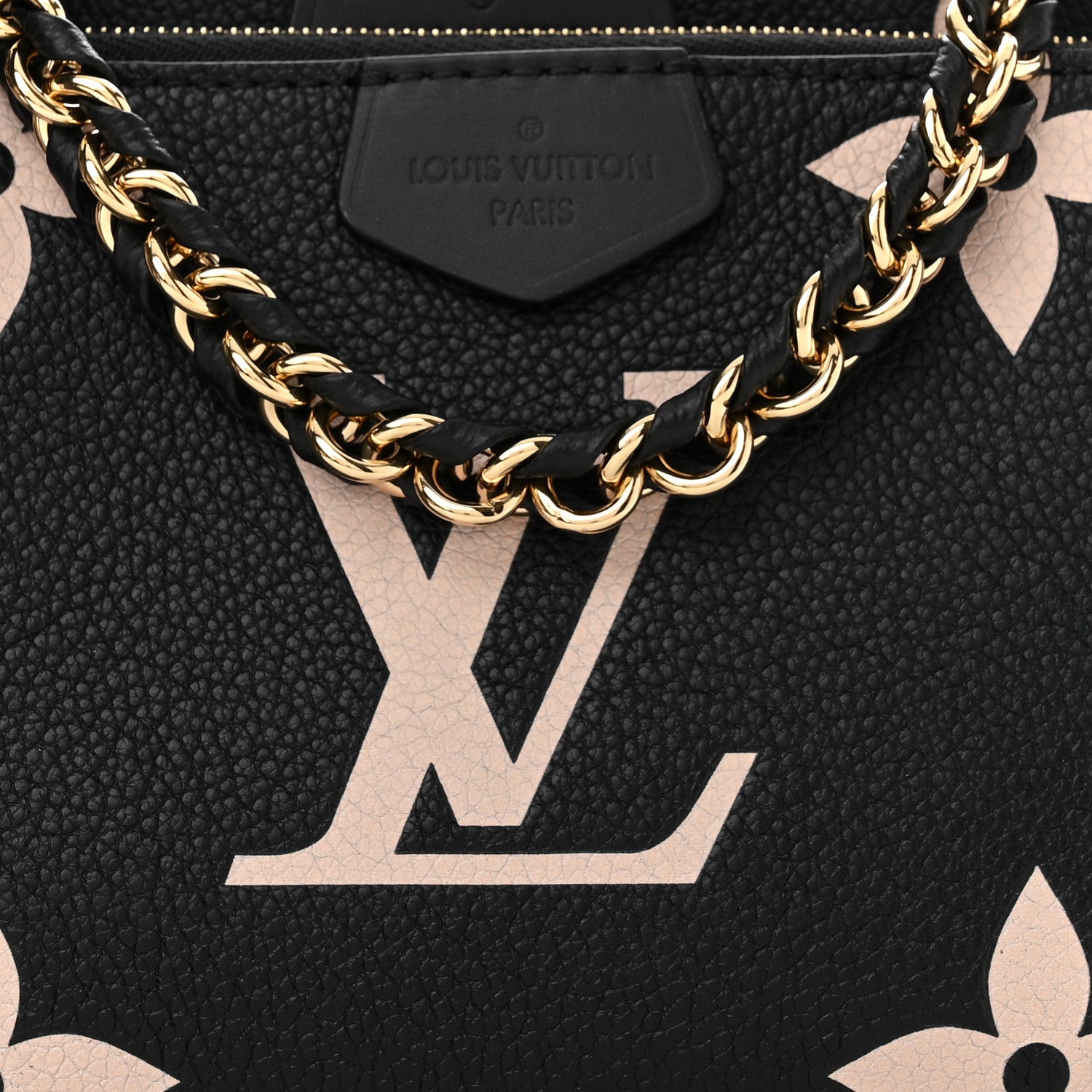 Louis Vuitton Empreinte Monogram Giant Multi Pochette Accessories Black Beige 8 of 11