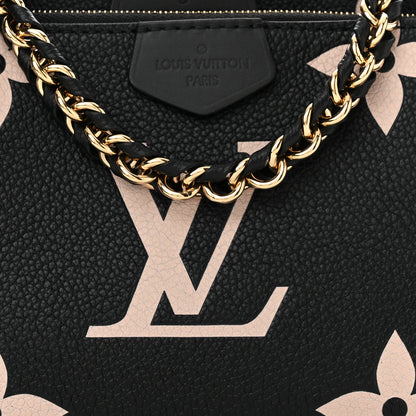 Louis Vuitton Empreinte Monogram Giant Multi Pochette Accessories Black Beige 8 of 11