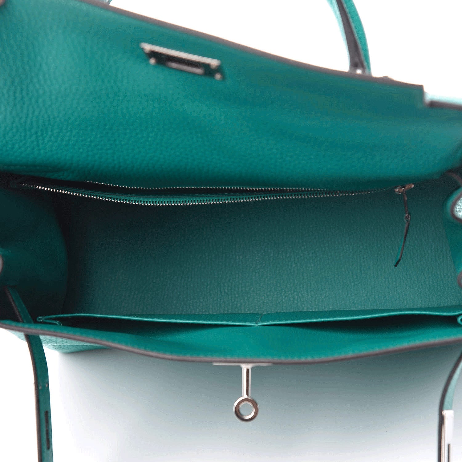 Hermes Taurillon Clemence Kelly Retourne 28 Bleu Paon 7 of 12
