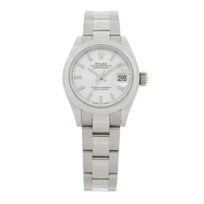 Rolex Stainless Steel 28mm Oyster Perpetual Datejust Watch Silver 279160 1 of 5