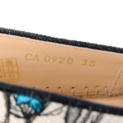 Christian Dior Embroidered Mille Fleurs Granville Espadrille 35 35 Multicolor 8 of 9
