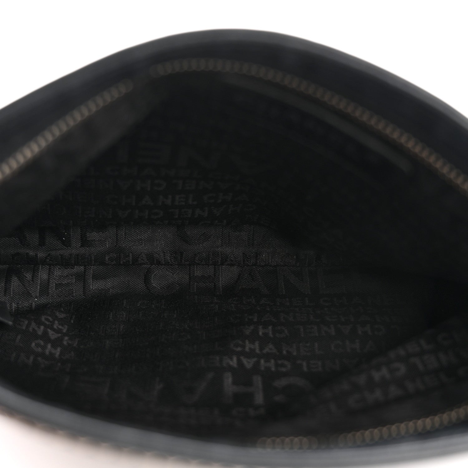 Chanel Lambskin Lax Pochette Black 4 of 9