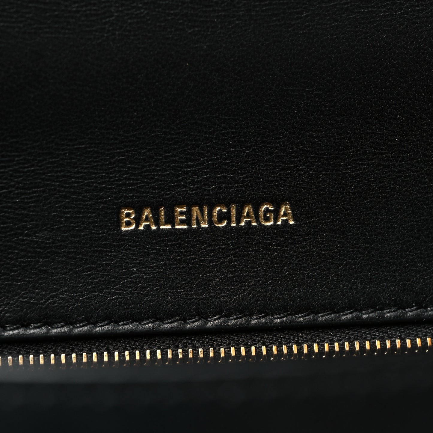 Shiny Box Calfskin Small Hourglass Top Handle Bag Black