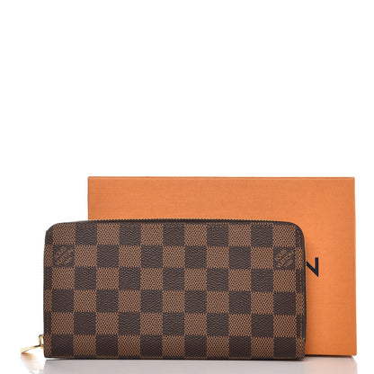 Louis Vuitton Damier Ebene Zippy Wallet Rose Ballerine 7 of 7