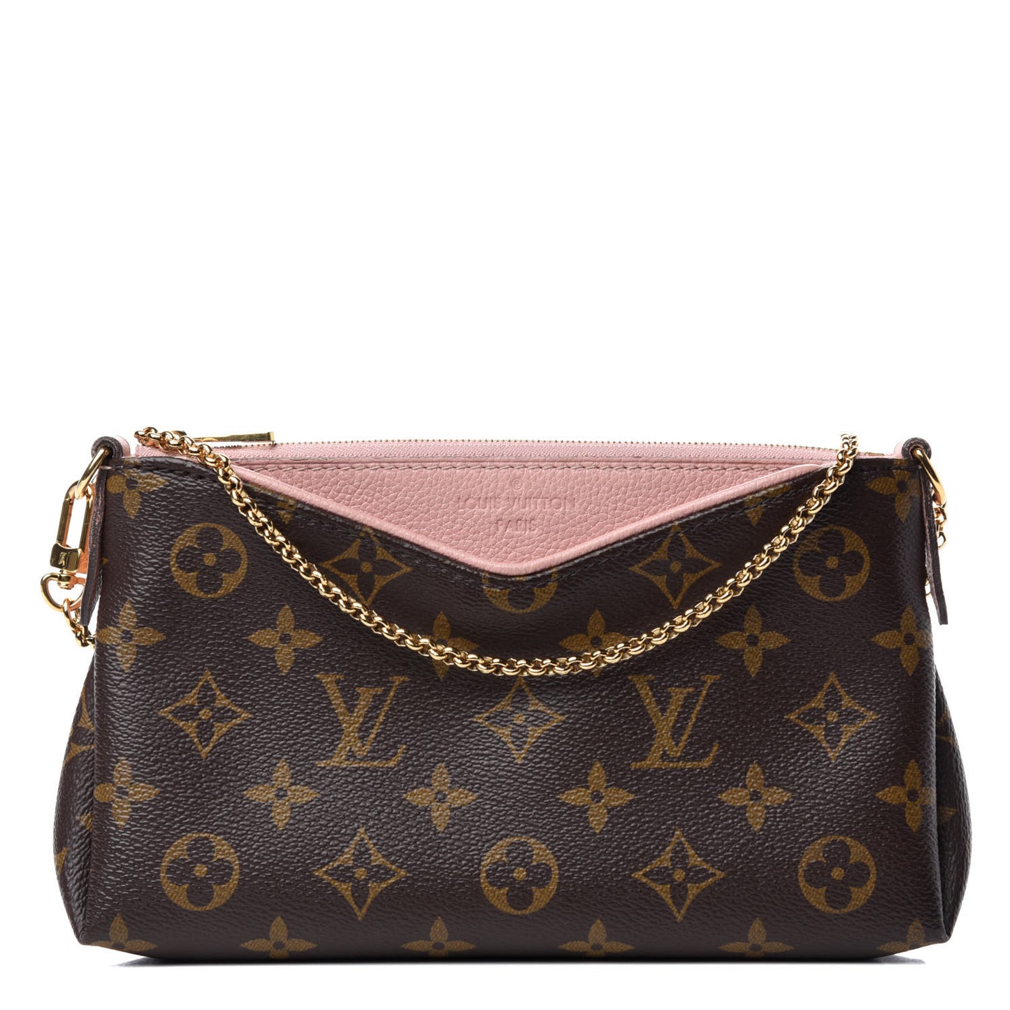 Monogram Pallas Clutch Rose Poudre