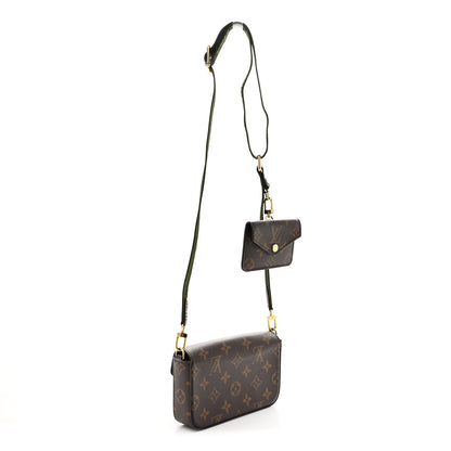 Louis Vuitton Monogram Felicie Strap & Go Kaki 3 of 11