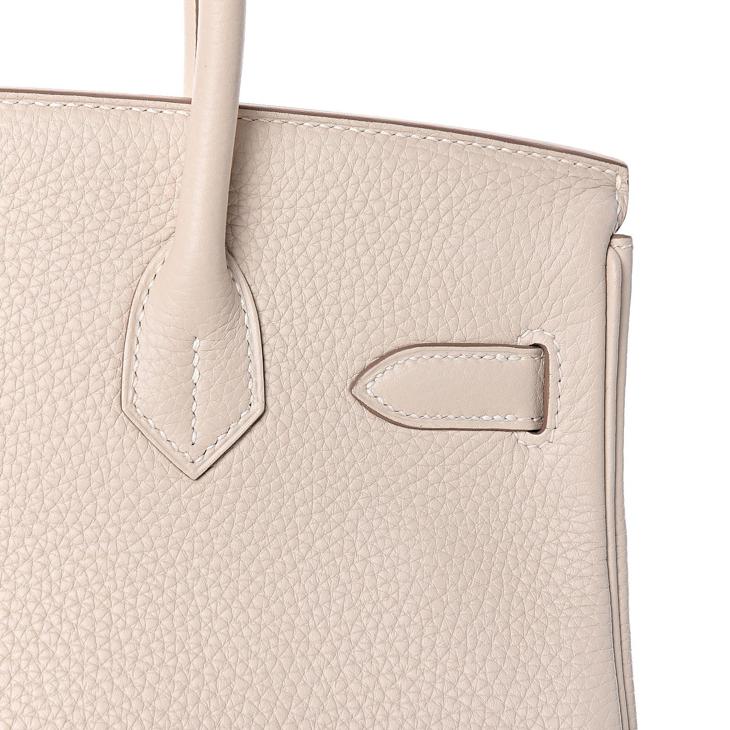 Hermes Taurillon Clemence Birkin 30 Craie 31 of 38