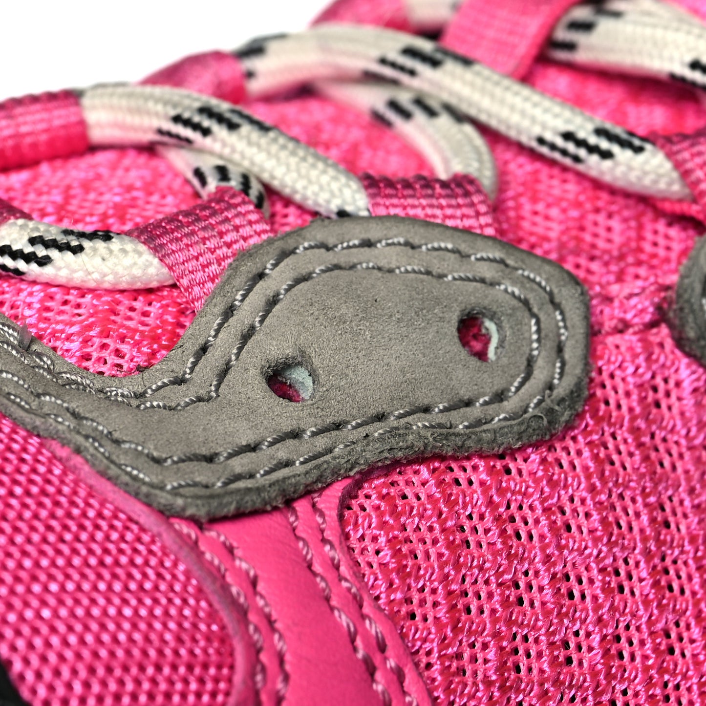 Fabric Mesh Womens Triple S Sneakers 42 Fluo Pink Grey White