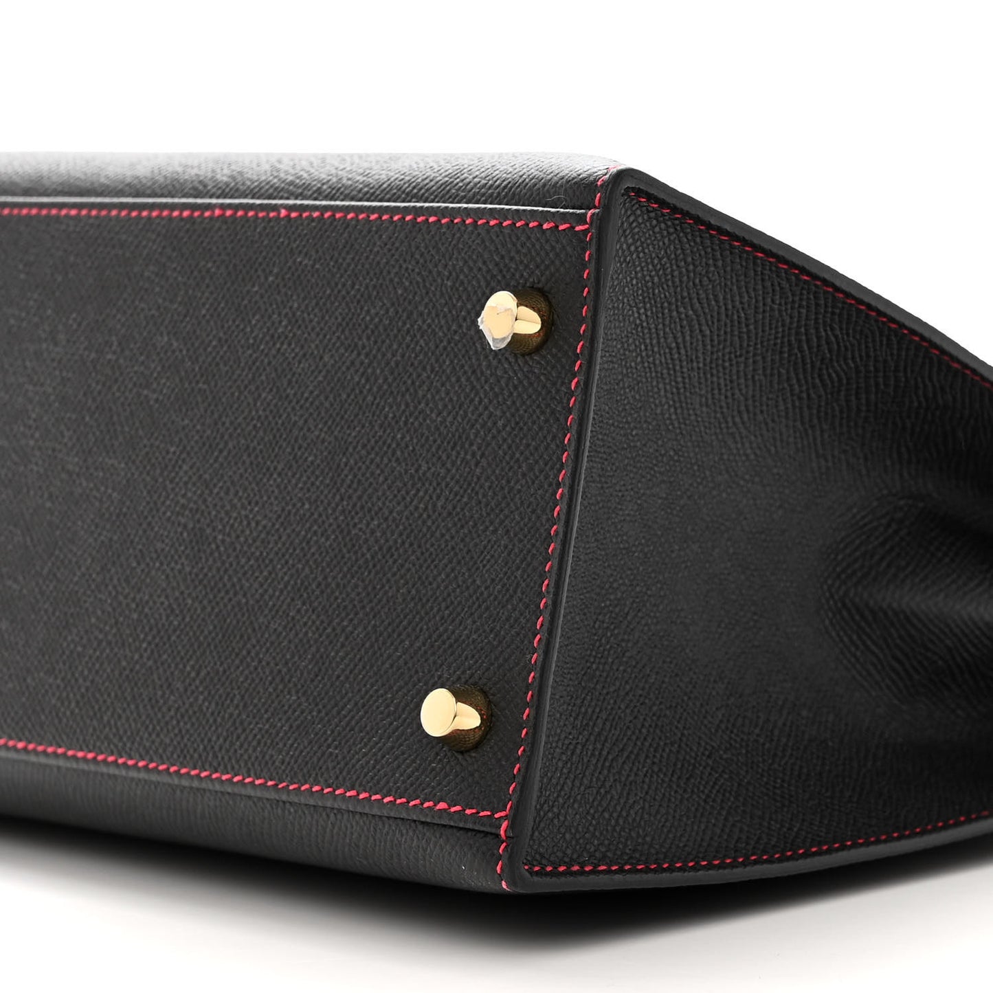 Epsom Horseshoe Kelly Sellier 28 Black Rouge Grenat
