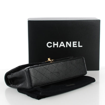 Chanel Caviar Quilted Medium Double Flap Black 4 of 9