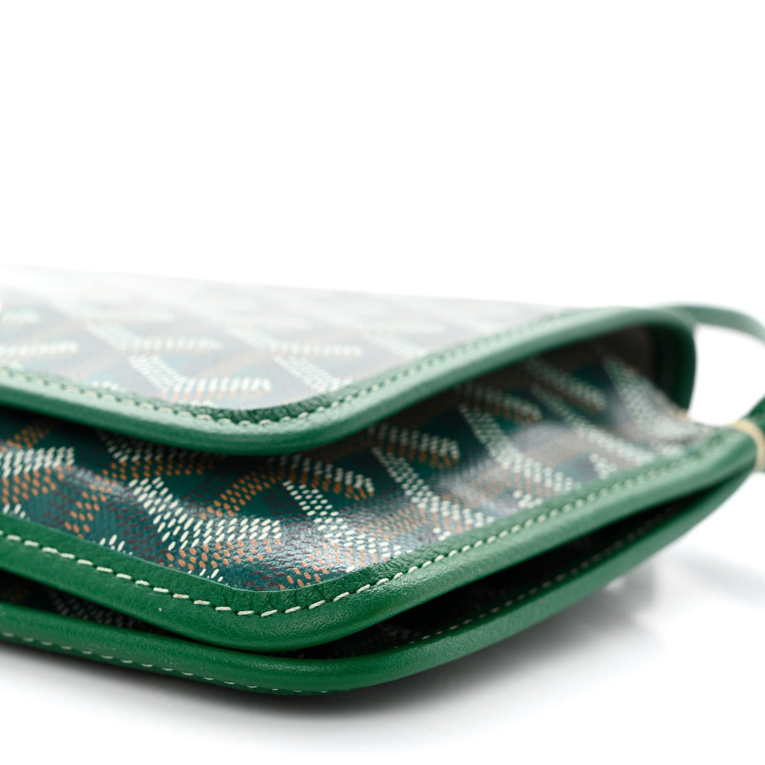 Goyard Goyardine Plumet Wallet Clutch Green 12 of 14