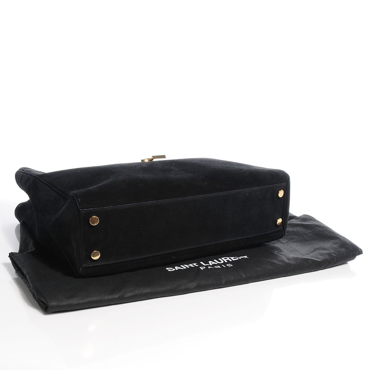Suede Cassandre Shopper Black