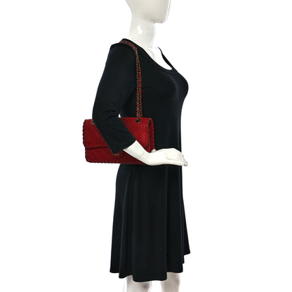 Chanel Iridescent Calfskin Medium Happy Stitch Flap Red 2 of 8