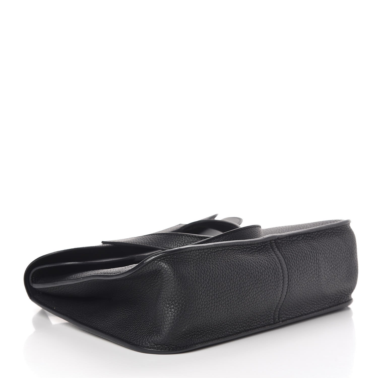 Hermes Taurillon Clemence Halzan 31 GM Black 4 of 9