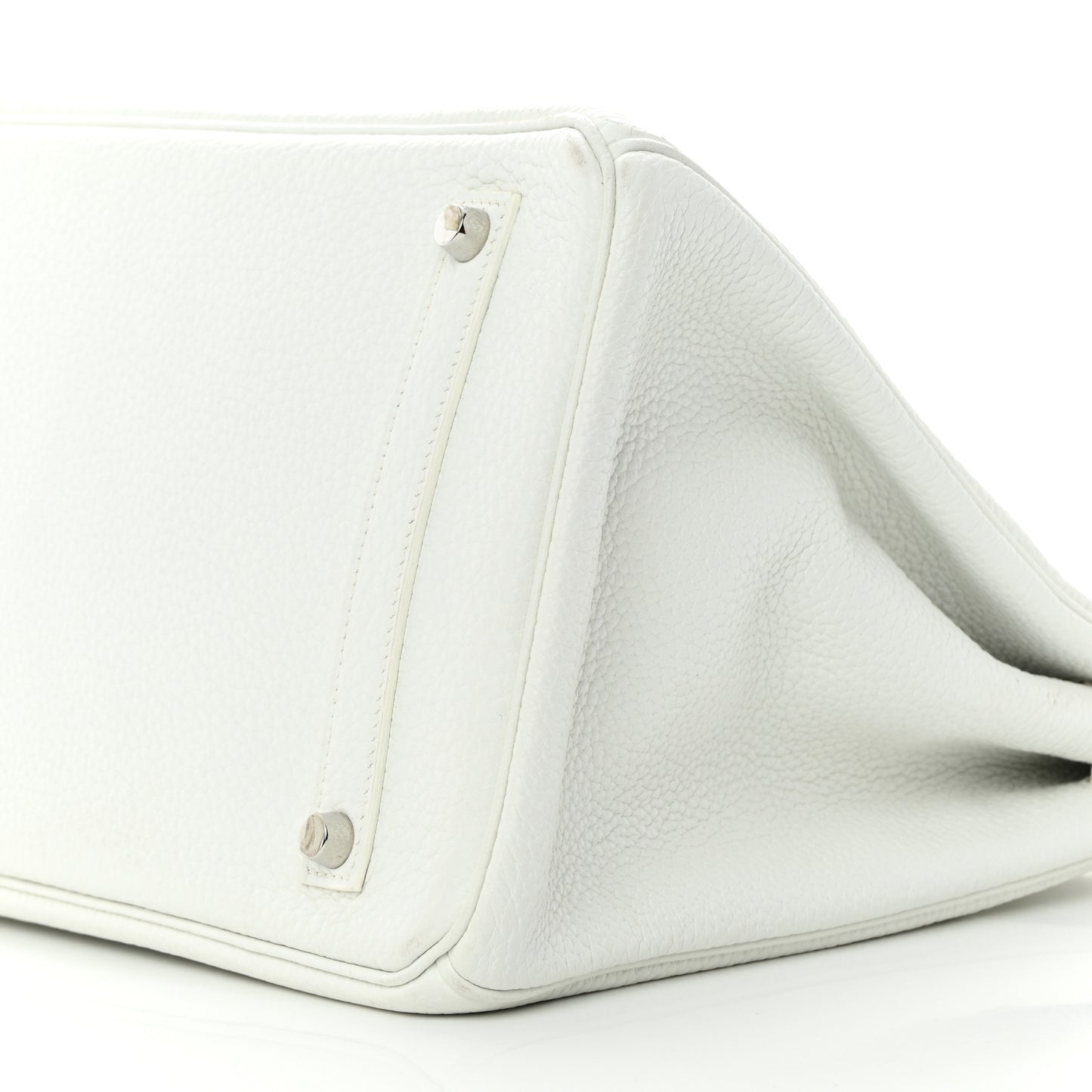Taurillon Clemence Birkin 35 White