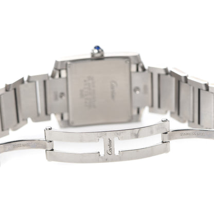 Cartier Stainless Steel 25mm Tank Francaise Quartz Watch 4 of 6
