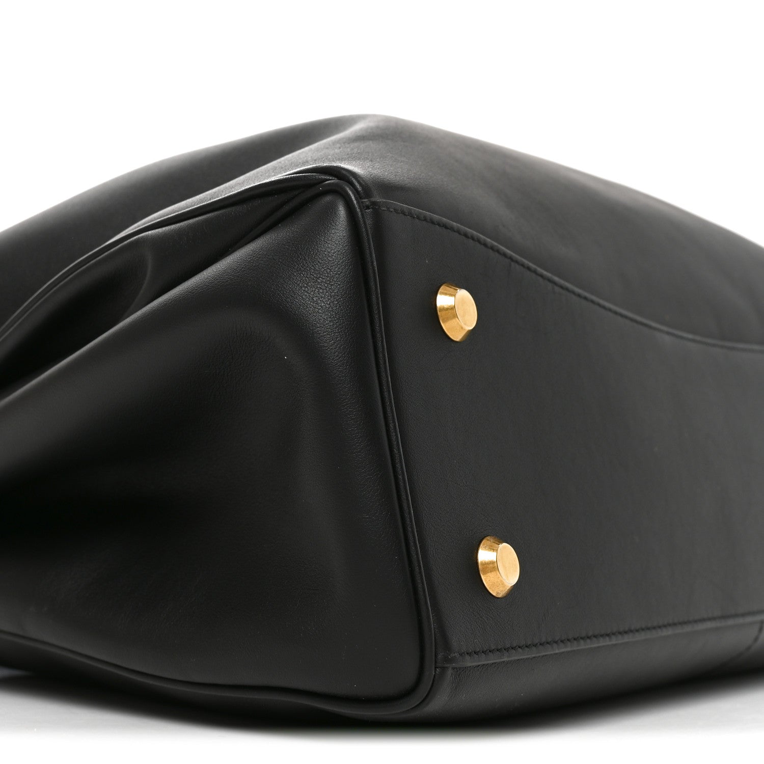 Balenciaga Smooth Calfskin Large Rodeo Top Handle Handbag Black 7 of 8