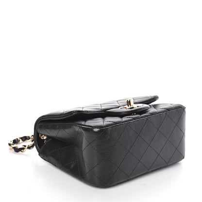 Chanel Lambskin Quilted Mini Square Flap Black 4 of 10