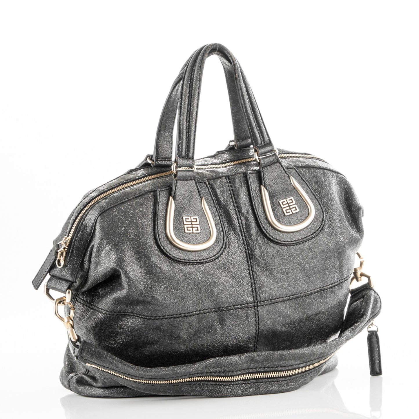 Calfskin Stingray Embossed Medium Nightingale Grey