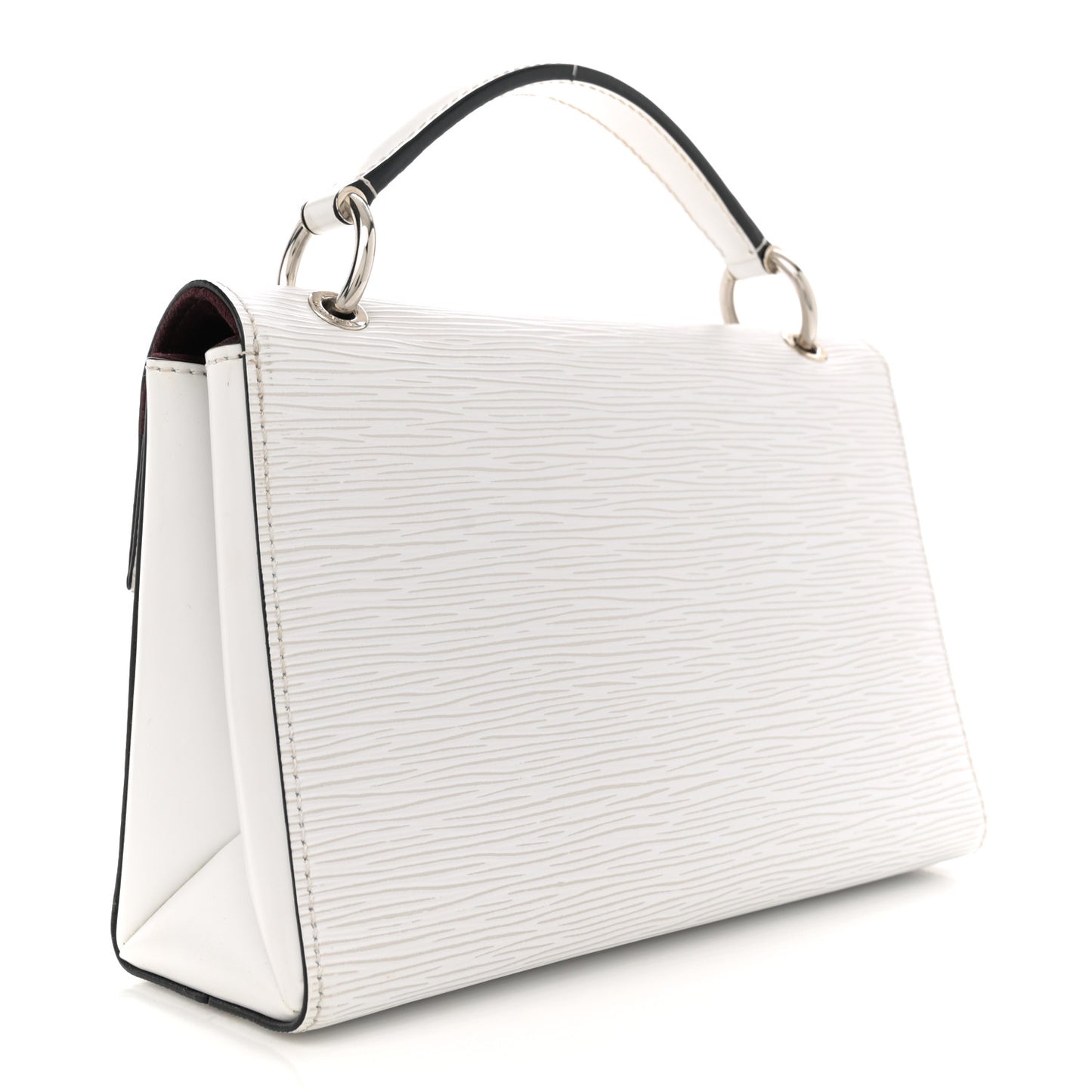 Epi Pochette Grenelle White