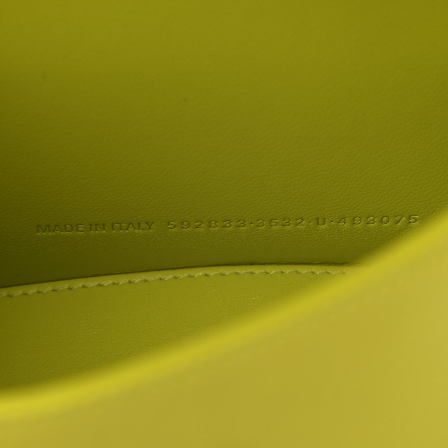 Grained Calfskin Hourglass Top Handle Bag XS Lime