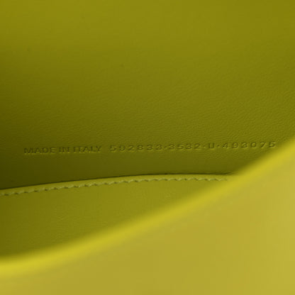 Balenciaga Grained Calfskin Hourglass Top Handle Bag XS Lime 7 of 12