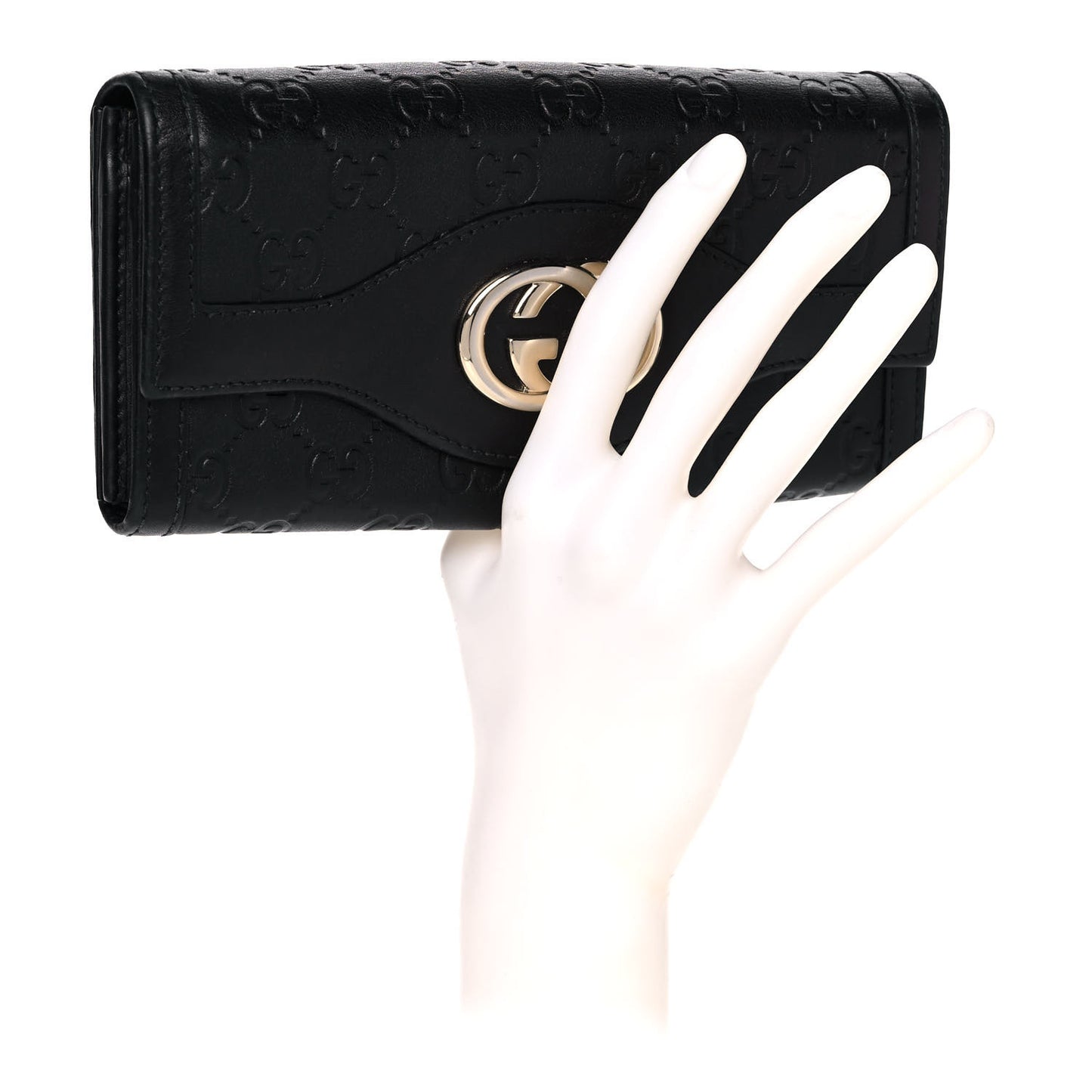 Guccissima Sukey Continental Wallet Continental Wallet Black