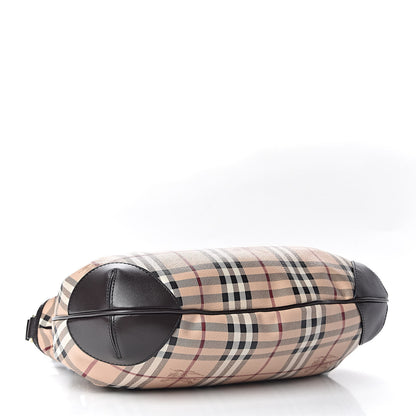 Burberry Haymarket Check Medium Willenmore Hobo Chocolate 4 of 10