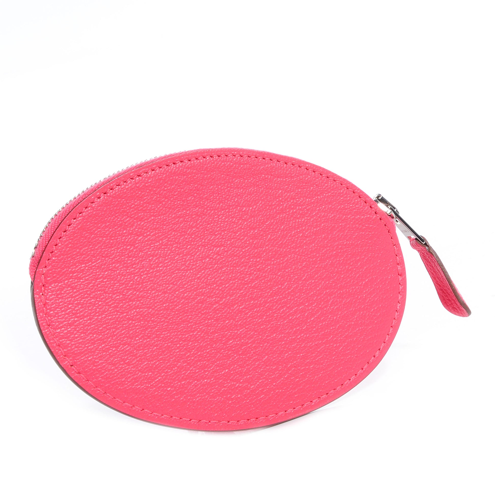 Hermes Chevre Mysore Evelyne Coin Purse Rose Tyrien 4 of 16