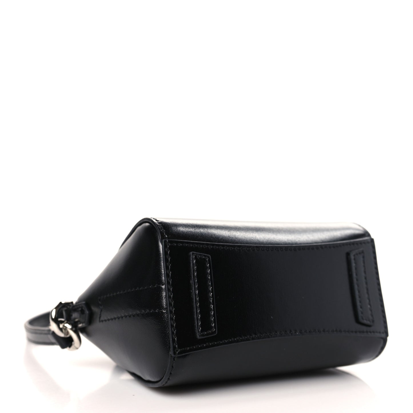 Shiny Lord Calfskin Micro Antigona Black