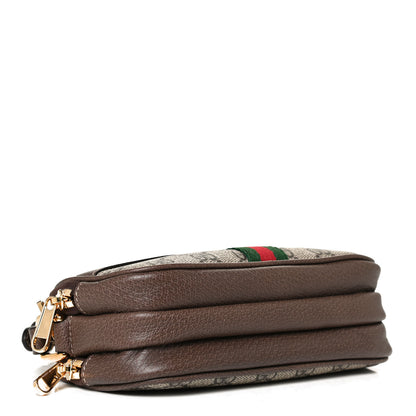 Gucci GG Supreme Monogram Web Mini Ophidia GG Bag Brown 4 of 9