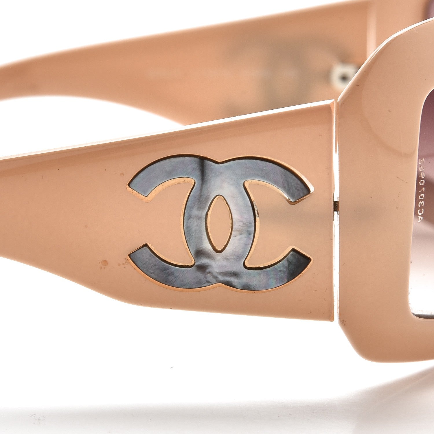 Chanel Mother of Pearl CC 5076-H Sunglasses Beige 8 of 9