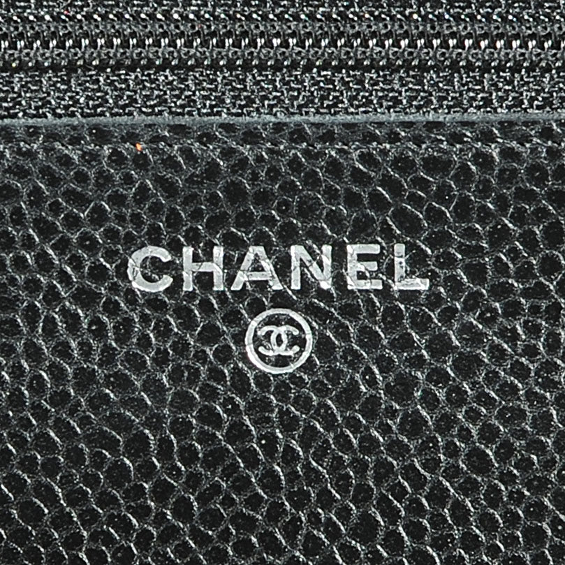 Chanel Caviar Wallet on Chain WOC Black 7 of 8