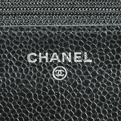 Chanel Caviar Wallet on Chain WOC Black 7 of 8