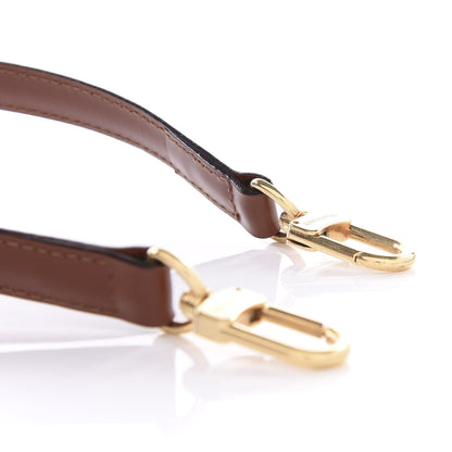 Louis Vuitton Calfskin 16mm Monceau Adjustable Shoulder Strap Brown 5 of 5