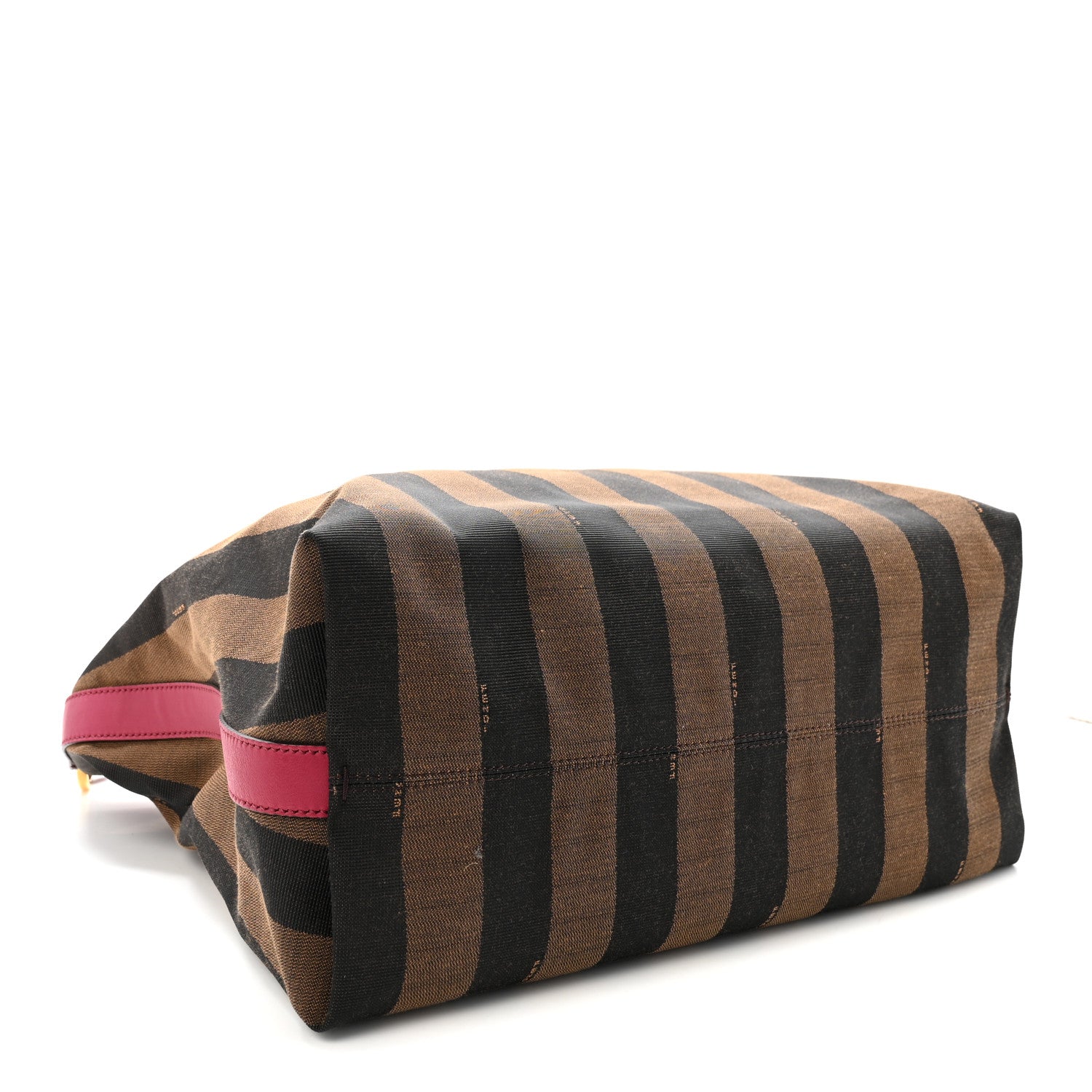Fendi Pequin Cuoio Vegetale Large Hobo Tobacco Amarena 4 of 10