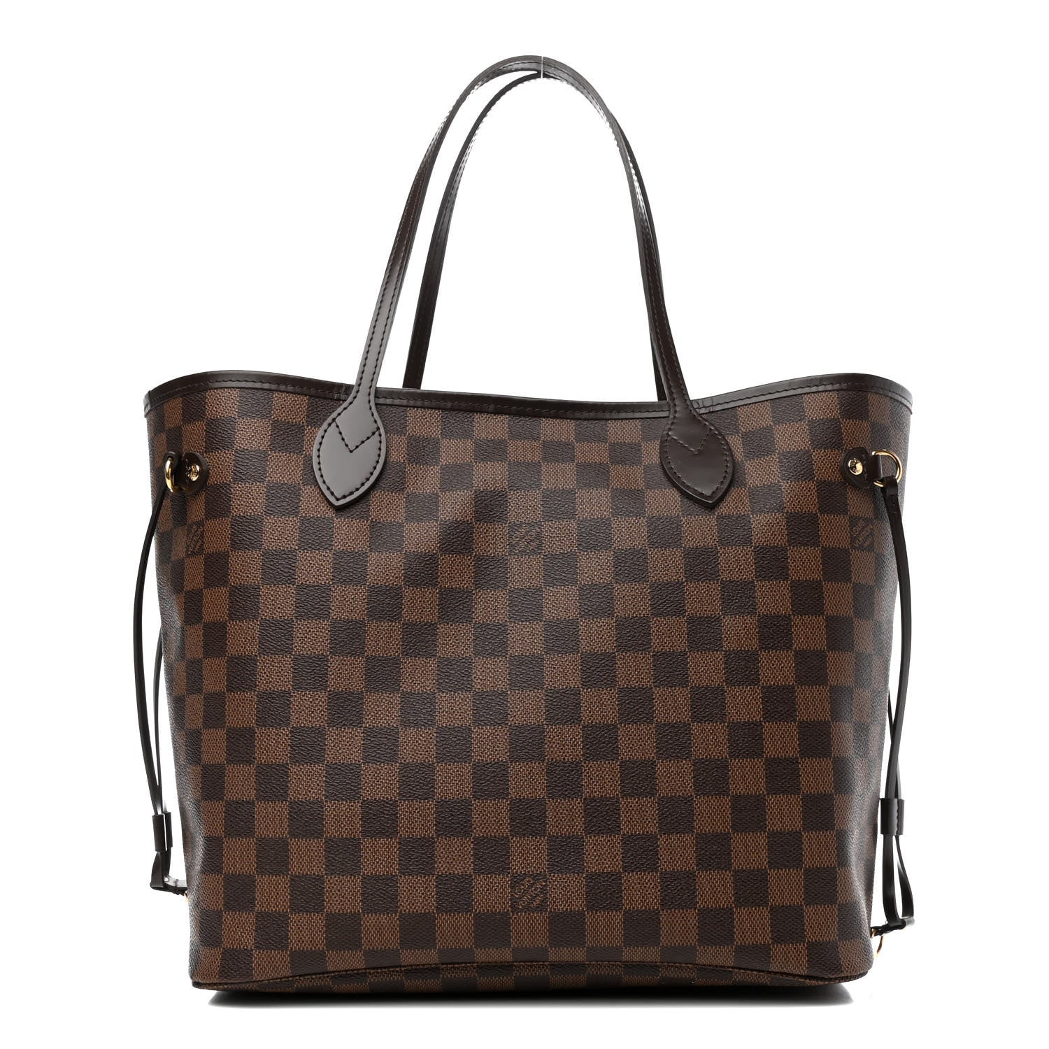 Louis Vuitton Damier Ebene Neo Neverfull MM Rose Ballerine 1 of 4
