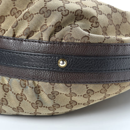 Gucci Monogram Medium Interlocking Hobo Dark Brown 10 of 12