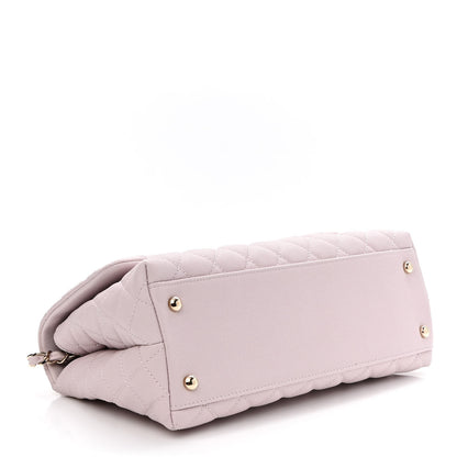 Chanel Caviar Quilted Small Coco Handle Flap Lilas Lilac 4 of 10