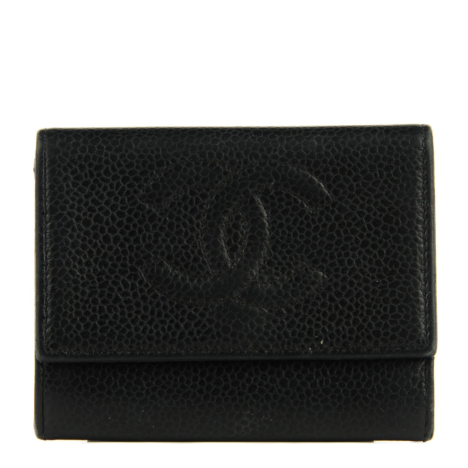 Chanel Caviar Timeless CC Flap Card Holder Black 1 of 8