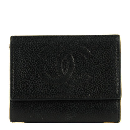 Chanel Caviar Timeless CC Flap Card Holder Black 1 of 8