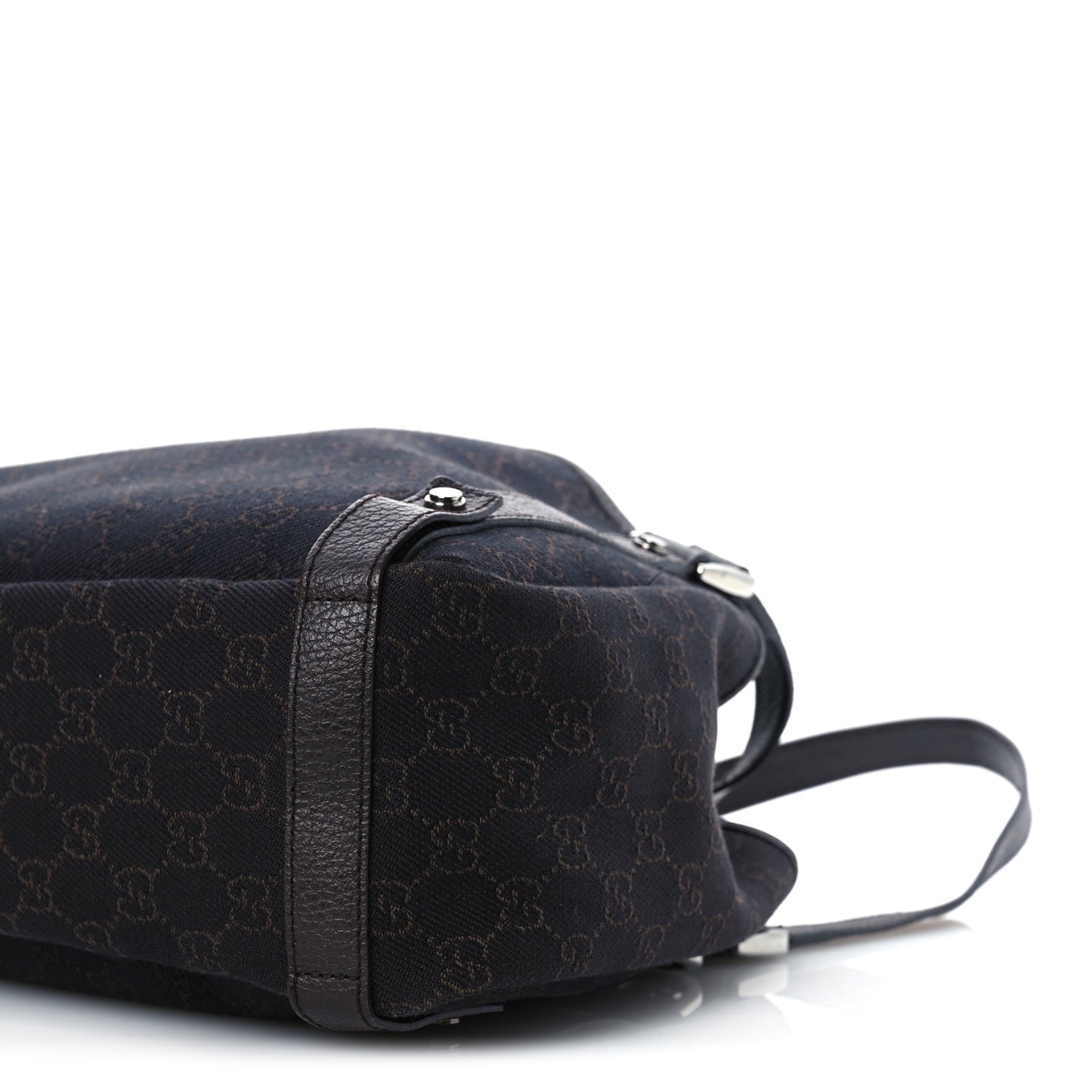Monogram Medium Abbey Shoulder Bag Chocolate