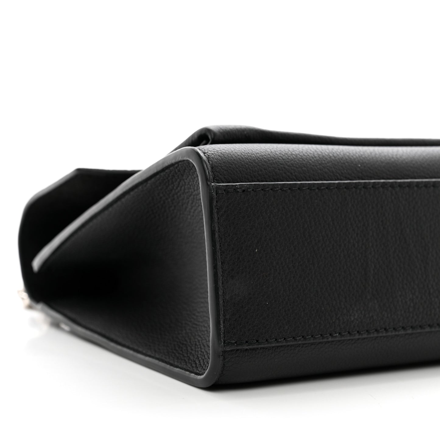 Soft Calfskin Mylockme Chain Bag BB Black
