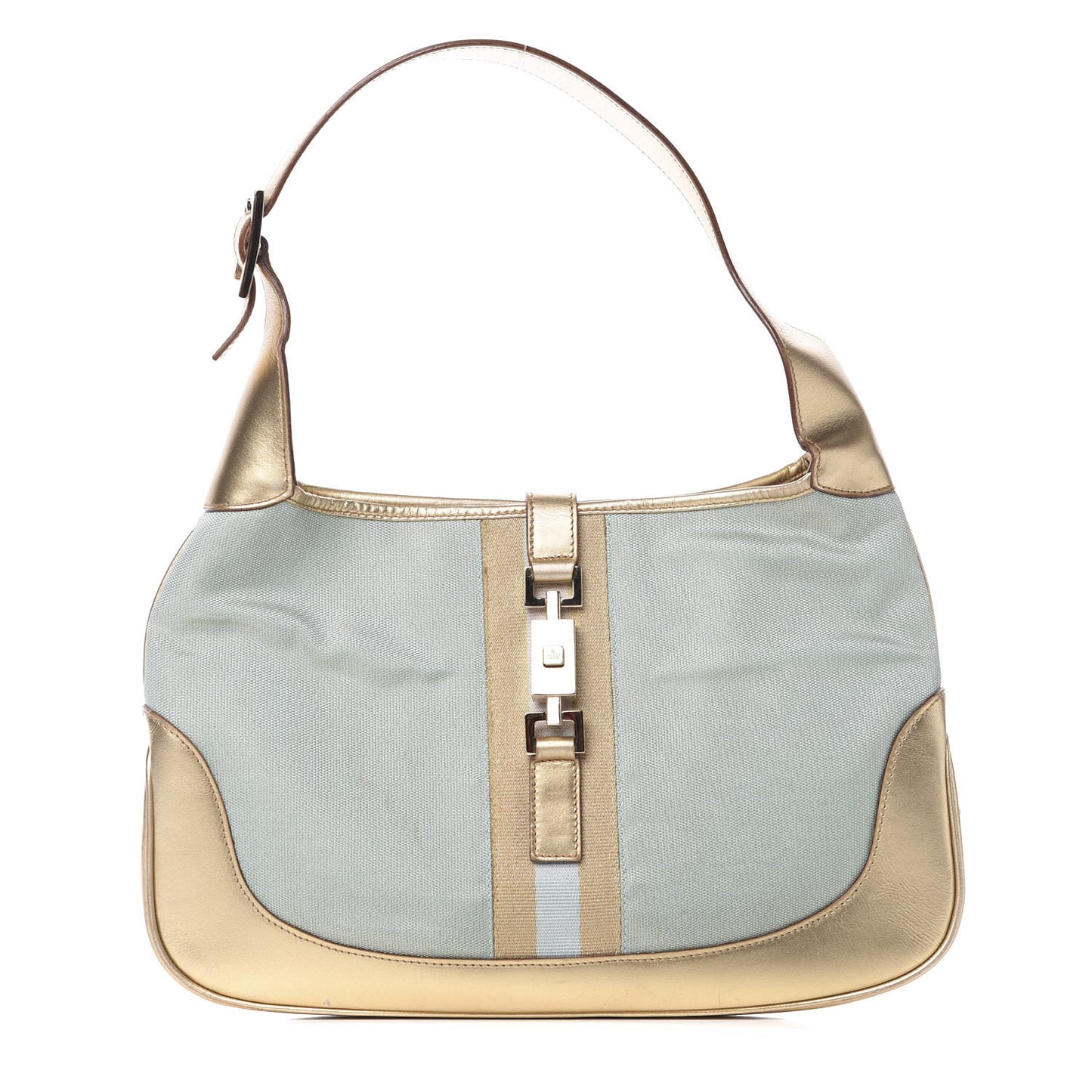 Metallic Calfskin Jackie O Hobo Gold