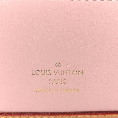 Louis Vuitton Damier Azur Elizabeth Pencil Pouch Rose Ballerine 6 of 10